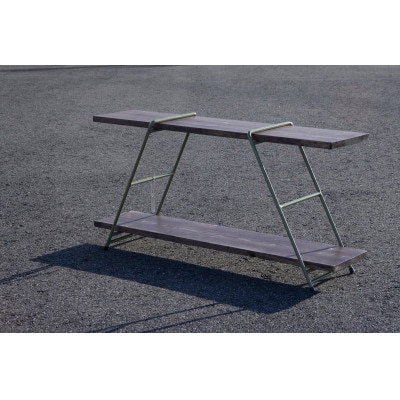 MINOURAのアイアンレッグ　IR67-K　高床タイプ　カーキ色