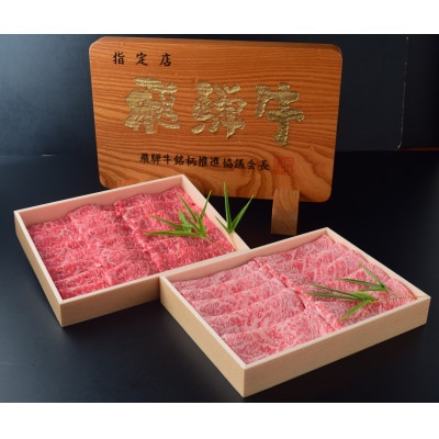 名産飛騨牛ロース(A5等級)薄切り肉　約500g×2箱【配送不可地域：離島】