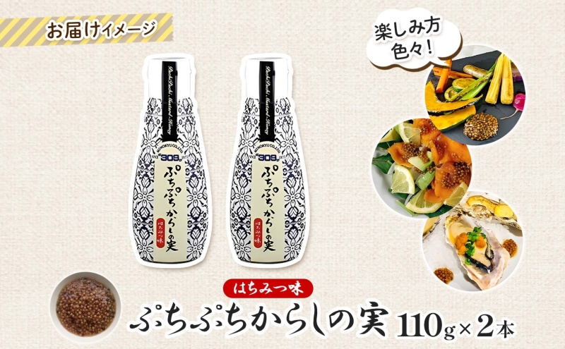 美ノ久 ぷちぷちからしの実 110g×2本 調味料 プチプチ ぷちぷち からし カラシ からしの実 粒マスタード はちみつ醤油 甘じょっぱい 万能 万能調味料 常備 チューブタイプ グリル サラダ ドレッシング お取り寄せご当地 送料無料 岐阜県 安八町