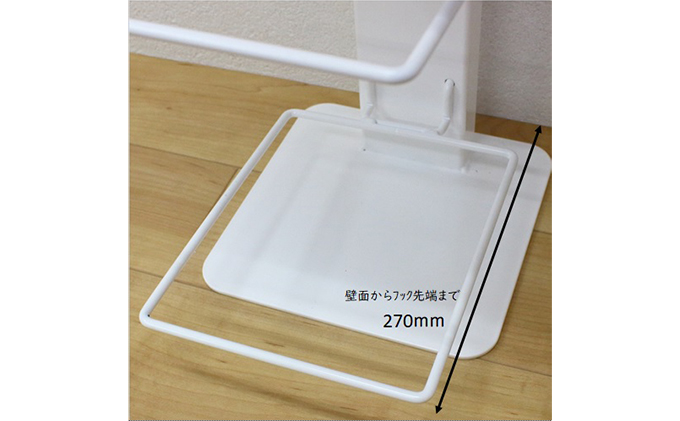 突っ張りシューズラック白 スニーカー ディスプレイ 収納家具