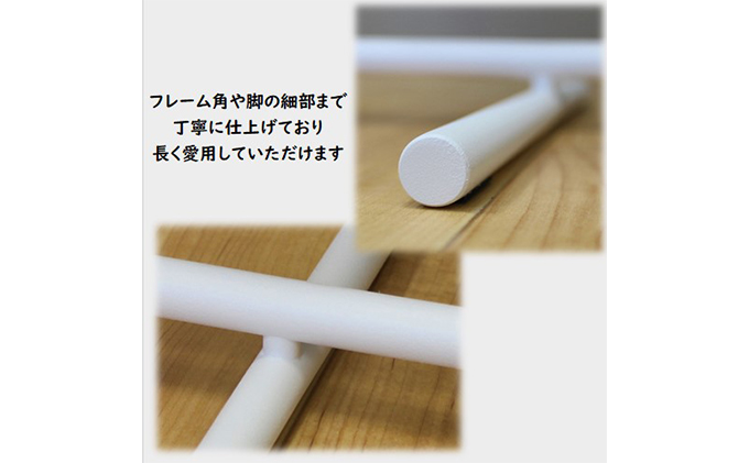 スリムハンガーラック W550 黒  衣類収納 コート インテリア