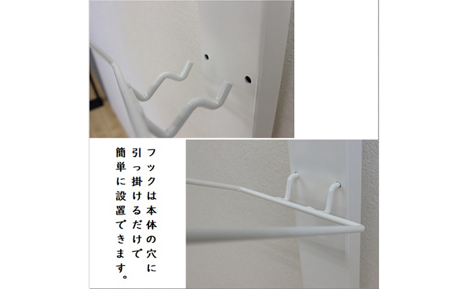 突っ張りシューズラック白 スニーカー ディスプレイ 収納家具