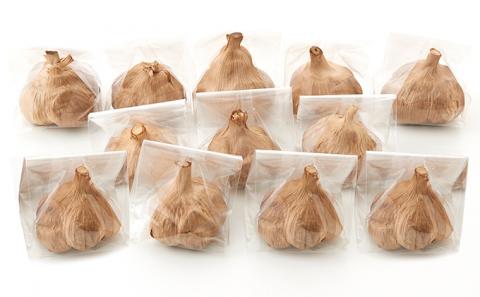 青森ホワイト六片 熟成黒にんにく大玉12個セット