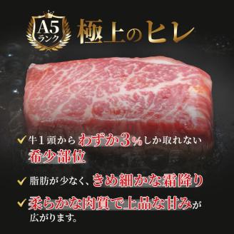 ふるさと納税　飛騨牛 牛肉 ステーキ ヒレ 150g×3枚 計450g A5 和牛