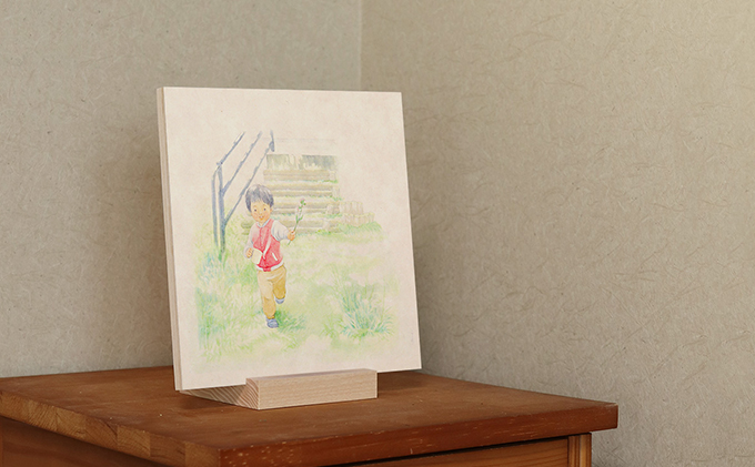 センテンヤアートパネル　『えものがたり』－花どうぞ－