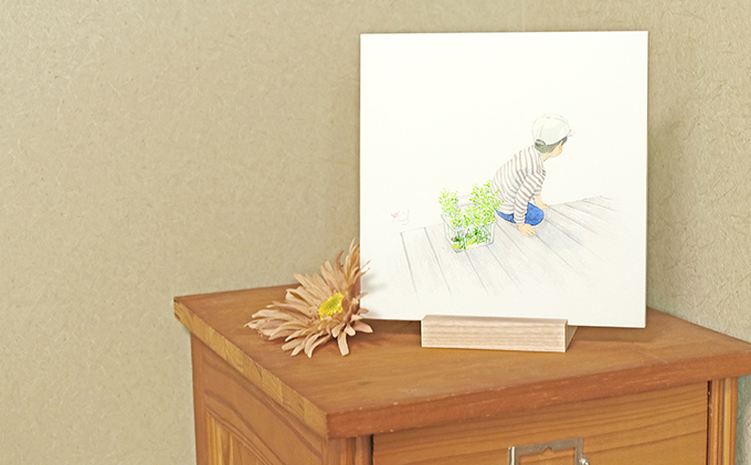 『えものがたり』オーダー　20×20cm