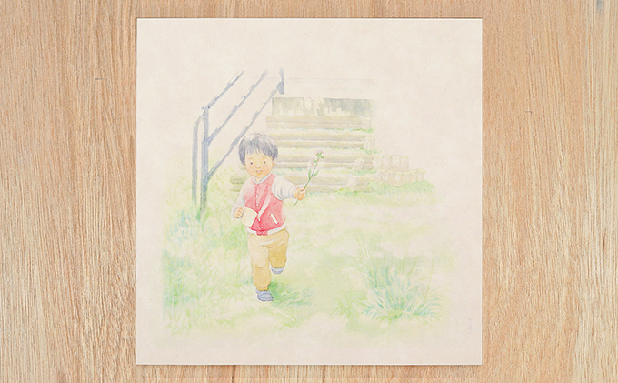 センテンヤアートパネル　『えものがたり』－花どうぞ－