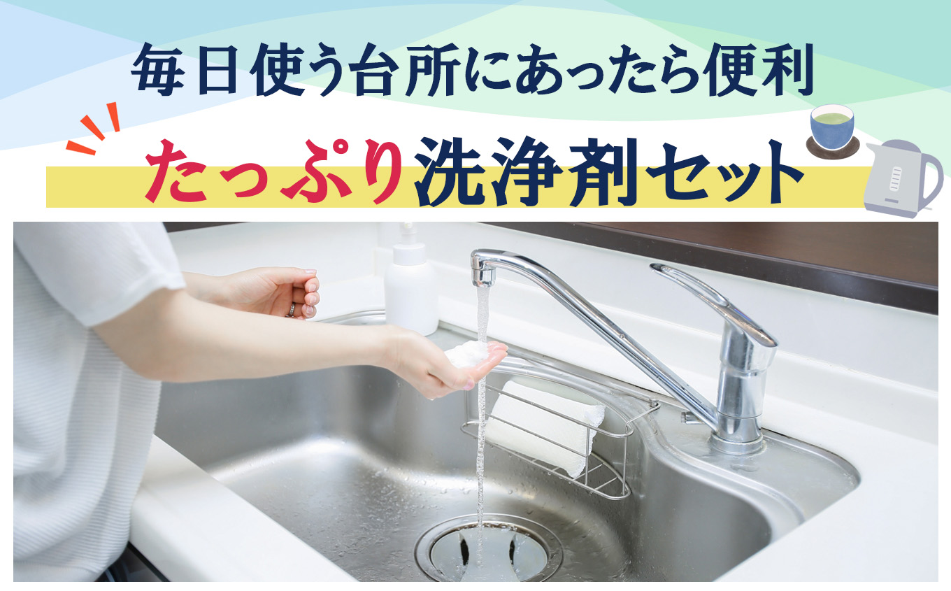 台所にあったらいいね!洗浄剤ｾｯﾄ