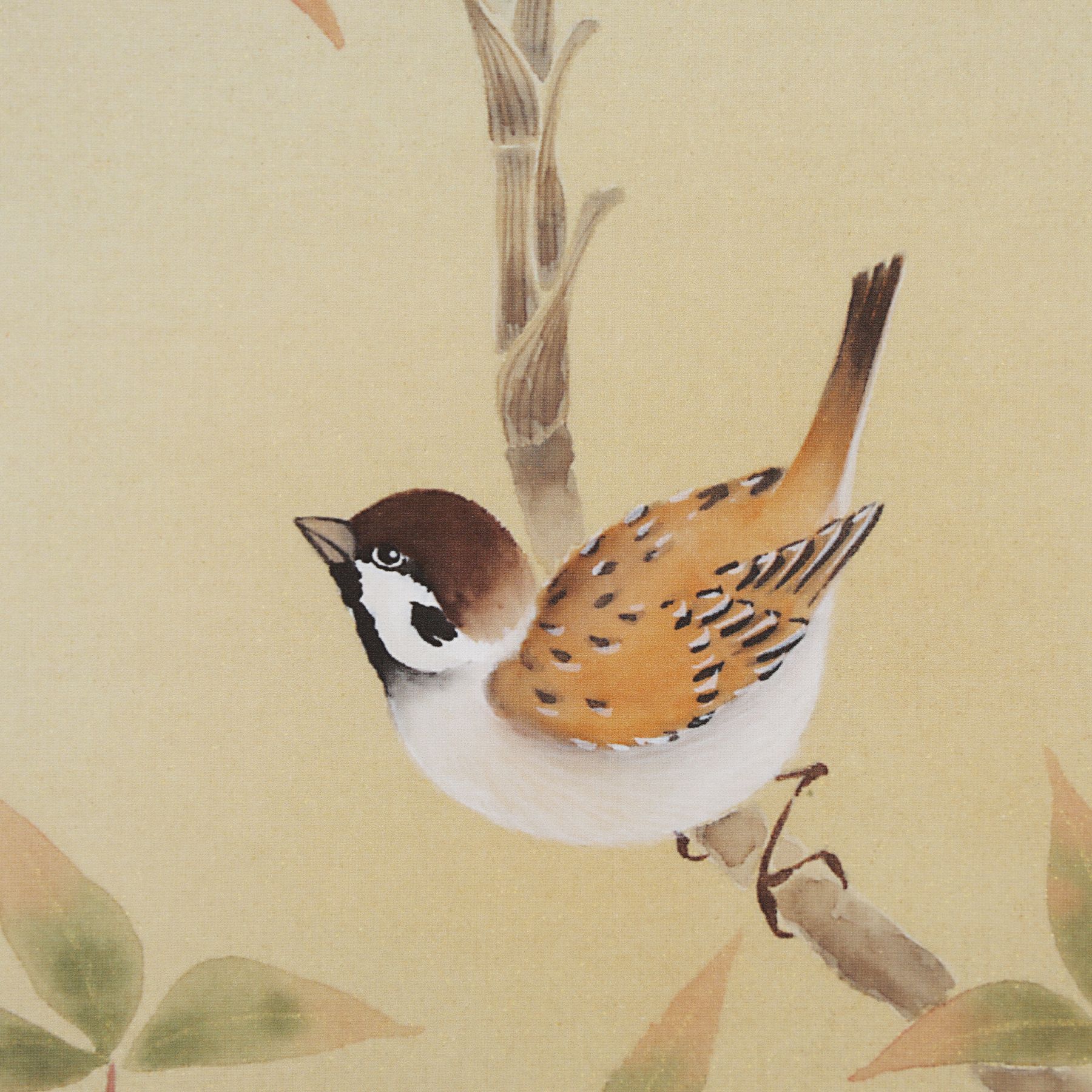 掛軸 「南天」 石田大寿 尺五立