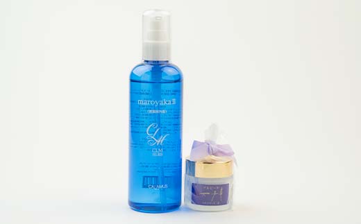 まろやか薬用スキントリートメントⅡ 250mL ＆ アルビーナ万美草スキンベース 2 35g セット 美容液 保湿 スキンケア F6M-363