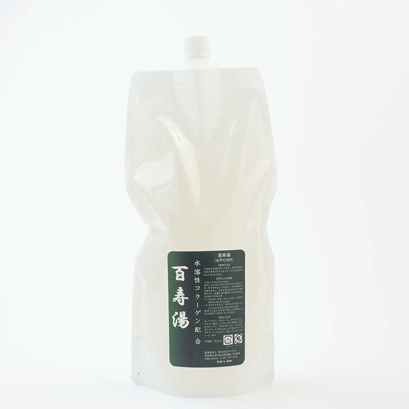 百寿湯 1000ｍL 浴用化粧料 入浴剤 植物エキス 水溶性コラーゲン お風呂 F6M-050