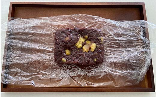 さかほぎ 小栗正幸さんちの大きな栗むし羊羹と普通の渋皮煮 栗 栗むし羊羹 羊羹 ようかん 栗ようかん 渋皮煮 スイーツ 和菓子 秋 F6M-141