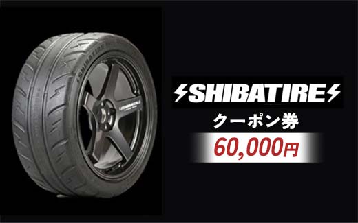 SHIBATIRE クーポン 60000円分 シバタイヤ 柴田自動車 タイヤ チケット 商品券 ギフト プレゼント 岐阜県 坂祝町 さかほぎ F6M-282