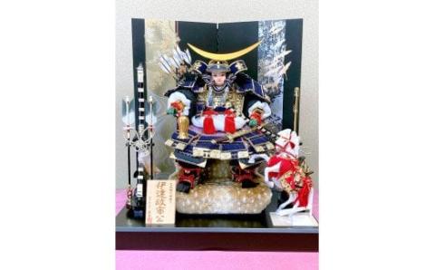 伝統工芸士 蘇童の五月人形『名武将 伊達政宗公』わらべ大将飾り