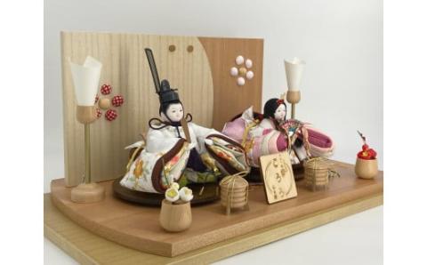 伝統工芸士 蘇童の ひな人形『手まり雛 ころろ ショコラ＆ベリー』 匠の技 親王飾り