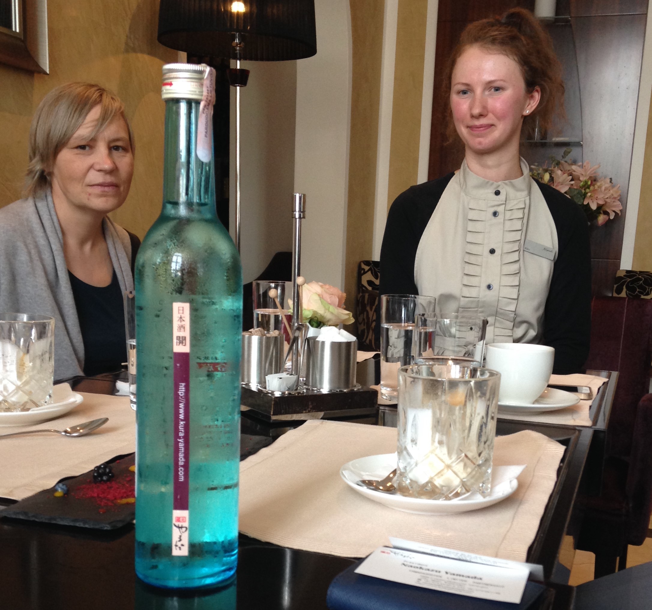 リトアニア「ケンピンスキーホテル」で提供されている様子