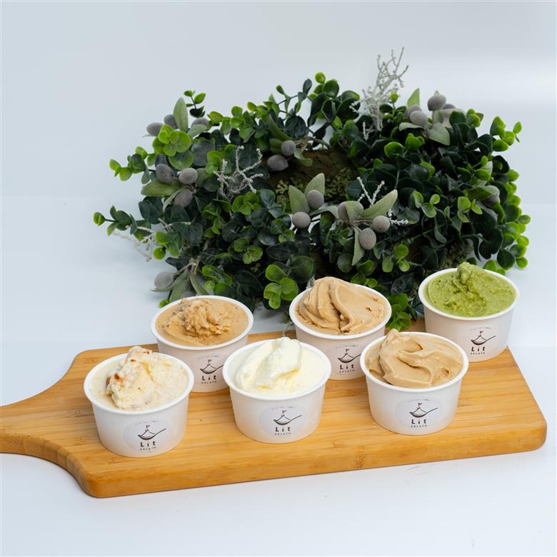 個性あふれるフレーバー Lit GELATO 手作りジェラート 6個セット