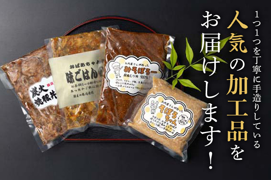 ご飯楽ちんセット 炭火焼豚丼の素・味ごはんの具・みそぼろー・そぼろちゃん 豚肉 鶏肉 チャーシュー 丼 鶏そぼろ 混ぜごはん 炊き込みごはん 五目ごはん かやくごはん 肉 加工品