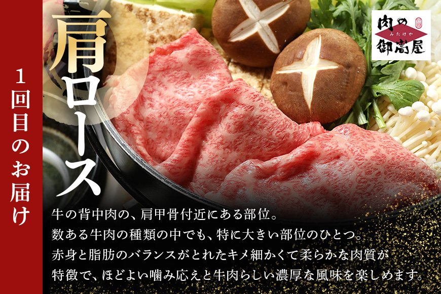 【定期便3回】飛騨牛詰め合わせ定期便 飛騨牛A5等級カタロース・焼豚・みそてき