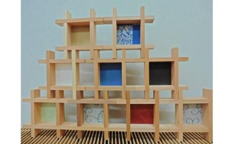 並べるだけでギャラリーに。かざり組子 正方12個組