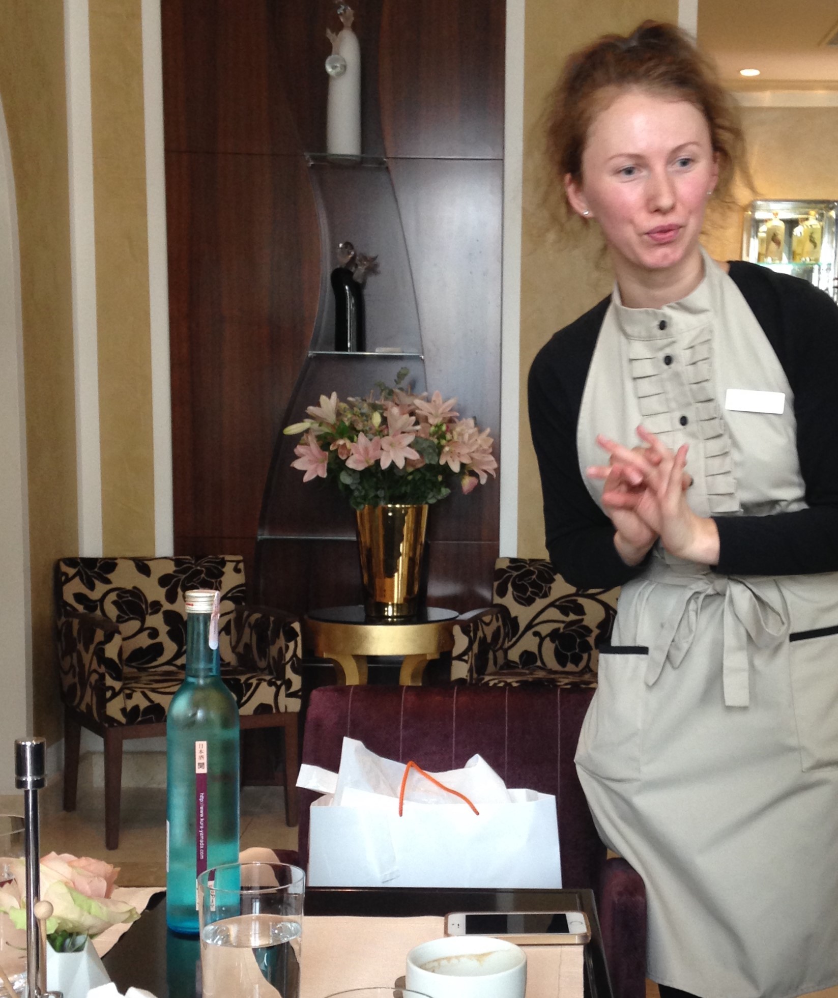 リトアニア「ケンピンスキーホテル」で提供されている様子