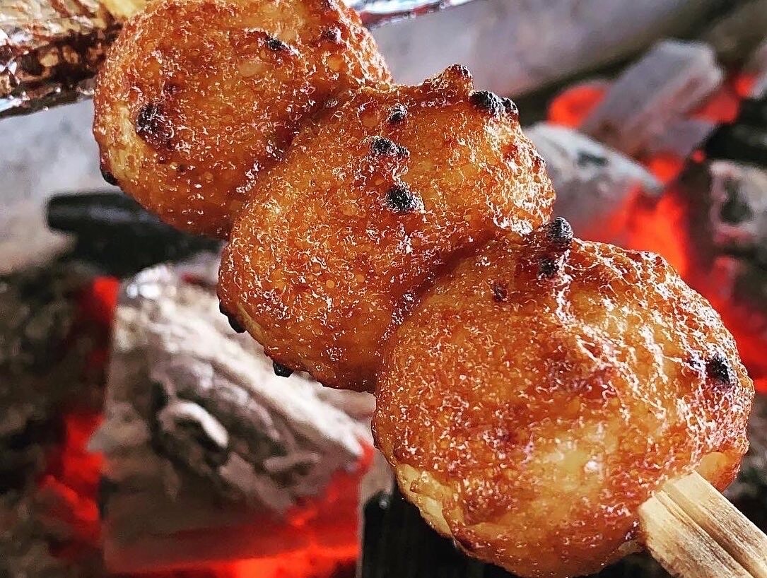 八百津町名物 炭火焼 五平餅！ 自家製くるみタレ