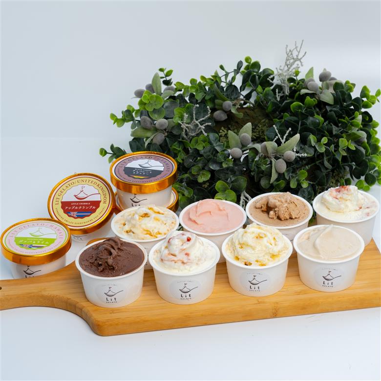 Lit GELATO定番フレーバー 手作りジェラート 12個セット