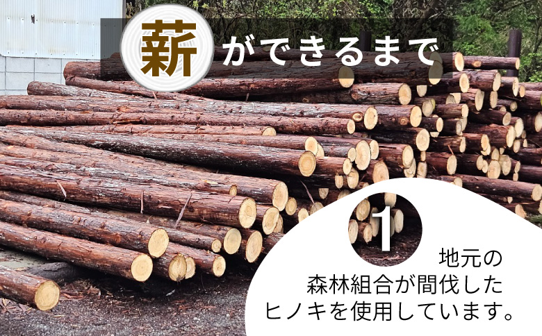 東濃ヒノキ薪 中割～大割 約16kg 皮付き 中割 大割 薪ストーブ アウトドア キャンプ 焚火 暖炉 薪 まき 桧 ひのき ヒノキ 雑貨 日用品 東白川村