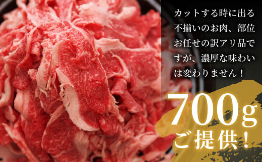 【最短翌日発送】 飛騨牛 切り落とし 700g 訳あり 訳有 牛肉 和牛 肉 切り落し 切落し こま切れ 肉じゃが すき焼き しゃぶしゃぶ 贅沢 霜降り 鍋 養老ミート