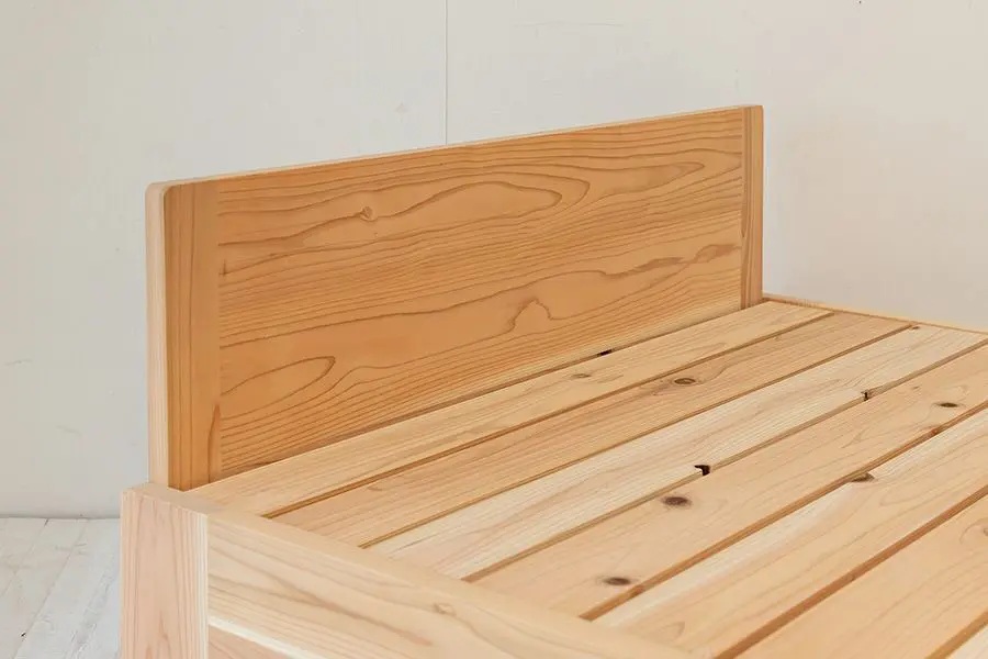 コダマベッド シングル 家具 インテリア寝具 寝具 ベッド ベッドフレーム 岐阜県産 杉 杉材 スギ 天然木 無垢材 オイル仕上げ おしゃれ インテリア 日用品 東白川村 【北海道・沖縄県・離島配送不可】