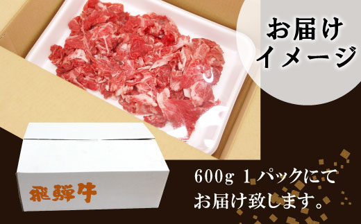 飛騨牛 切り落とし 600g 牛肉 和牛 肉 お肉 切落し 不揃い にく 切り落し 東白川村 ブランド牛 国産 人気 おすすめ 薄切り きりおとし 岐阜 すき焼き お取り寄せ 冷凍 【2月発送】