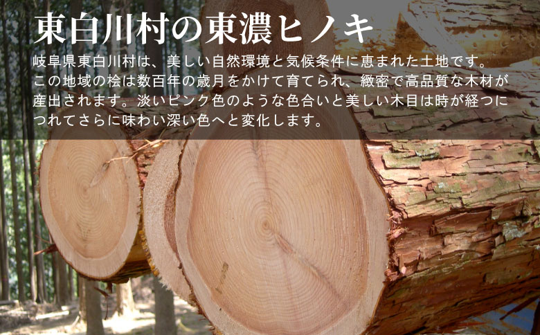 東白川村 木工品定期便 全3回 東濃ヒノキ 東濃桧 桧 檜 ヒノキ 桧木 檜木 カッティングボード ゴミ箱 ベンチ イス 東白川村 岐阜 東濃 定期 毎月お届け 45000円