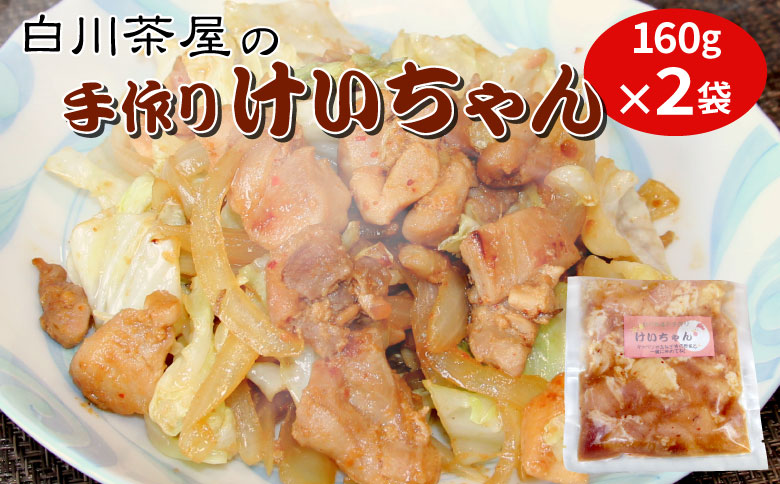 けいちゃん 2袋 手作り 郷土料理 鶏肉 もも肉 むね肉 ひね肉 親鶏 親鳥 味付け肉 味付き ごはんのおとも タレ おかず 簡単おかず