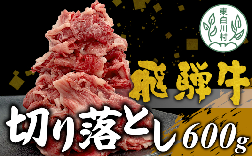 飛騨牛 切り落とし 600g 牛肉 和牛 肉 お肉 切落し 不揃い にく 切り落し 東白川村 ブランド牛 国産 人気 おすすめ 薄切り きりおとし 岐阜 すき焼き お取り寄せ 冷凍