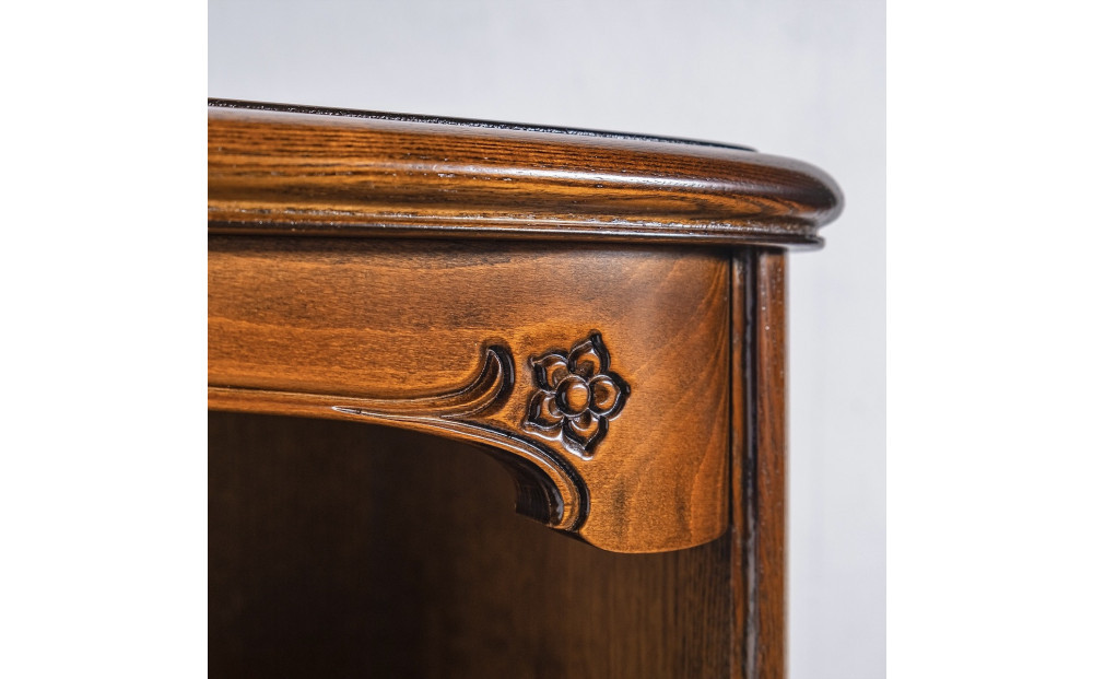 松永工房 Continue ブックケース675 アンティークカラー クラシック エレガント アンティーク調家具 木製  ねこ脚 本棚 ブックケース 収納 リビングインテリア ディスプレイ 飾り棚 カンティーニュ【配送不可：沖縄・離島】