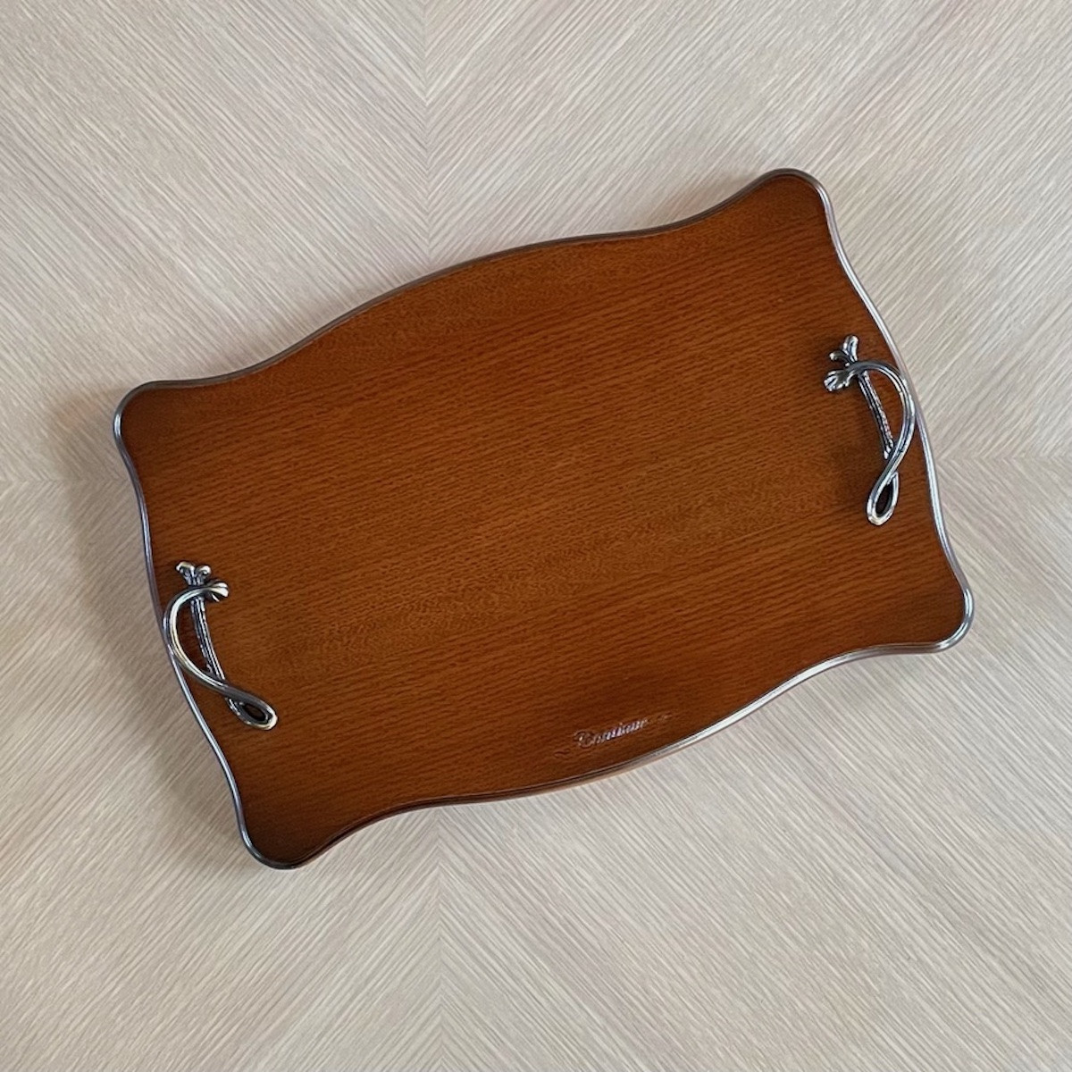 松永工房 Continue トレイ オフィシャル限定品 アンティークカラー クラシック エレガント インテリア アンティーク調家具 木製 木製プレート 木のお皿 テーブルウェア おうちカフェ