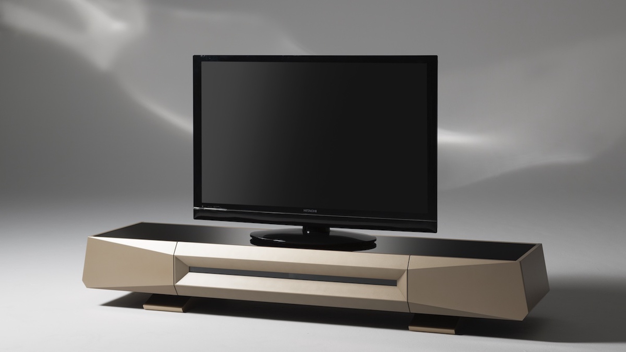 松永工房 MASTER PIECE テレビボードＧ180 シャンパンゴールド モダンテイスト シンプルデザイン 木製 テレビ台 ローボード キャビネット リビングインテリア ラグジュアリー マスターピース【配送不可：沖縄・離島】