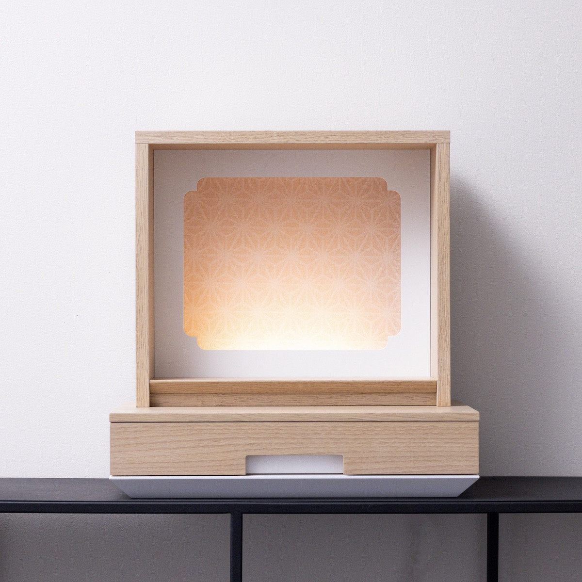 松永工房 MASTER PIECE オフィシャル限定品 メモリアルボックス＆メモリアルプレート ナチュラルカラー×ホワイトカラー ペットのお仏壇 供養 祈り 日本語縦書きメッセージ モダンインテリア シンプルデザイン マスターピース