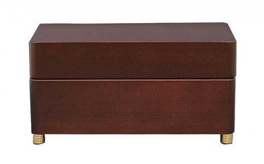 オルゴール 小物入れ 静岡 バレリーナ オルゴール Mサイズ色：ブラウン【静岡市】曲目：白鳥の湖□