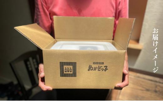 ＜ぬかどっ子＞ 熟成ぬか床 キット【ぬか床3Kg, 補充用煎りぬか300g×1袋, かくし味(昆布・きな粉・唐辛子)×1袋 ,ポリ容器入】無添加 国産原料 漬物 糠 乳酸菌 発酵■