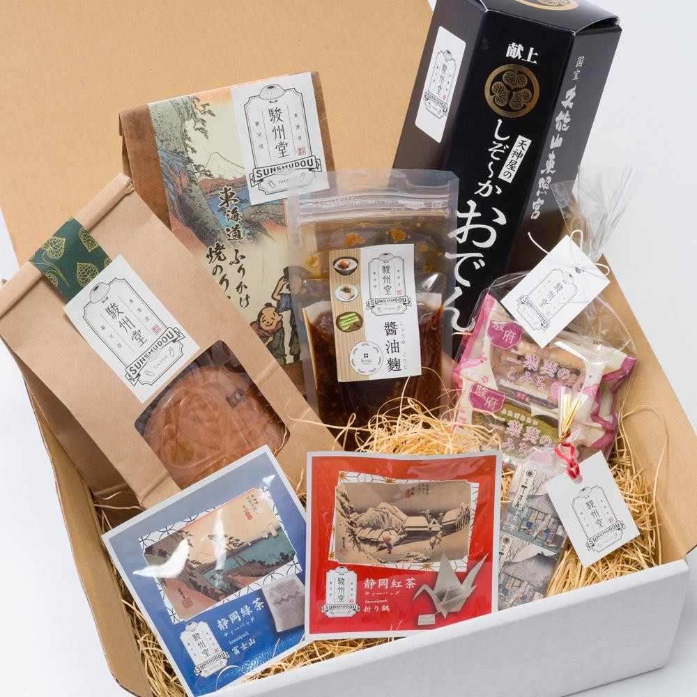 【駿州堂】「弥次さん喜多さん駿州の旅」逸品詰め合わせ（府中宿～丸子宿）◇