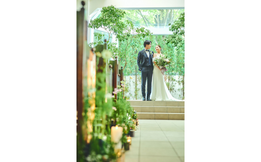 森の中の小さなウェディング