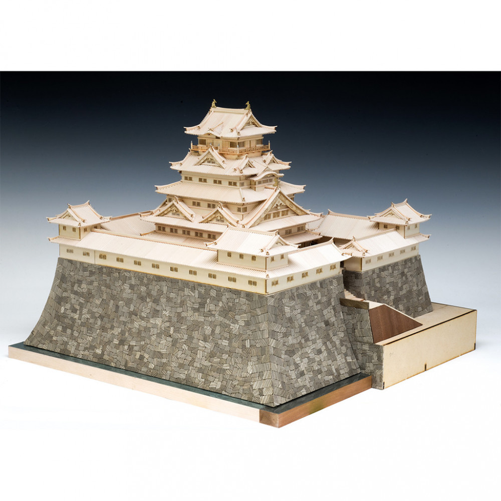 ウッディジョー　1/150　駿府城　木製模型キット