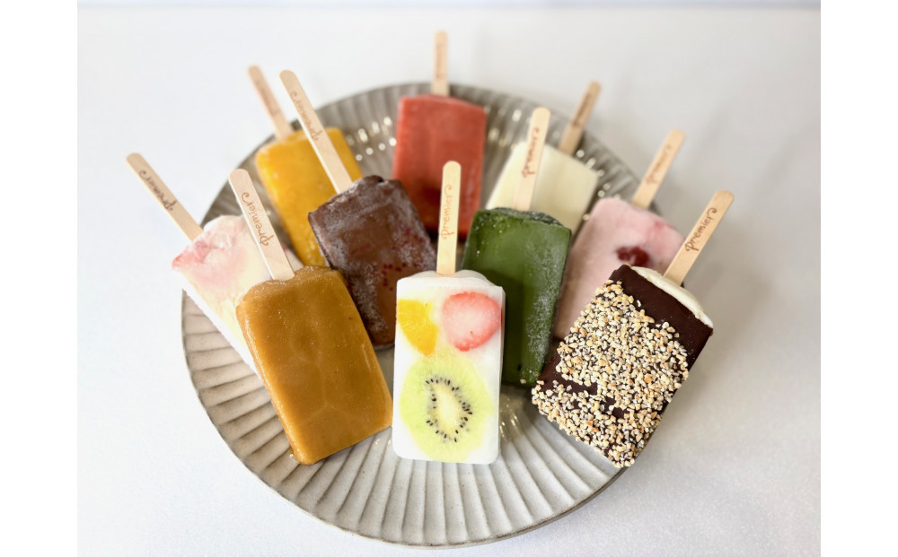 ジェラートコンテストで世界一を取ったシェフが本気で作ったイタリアンアイスバー１０本入り