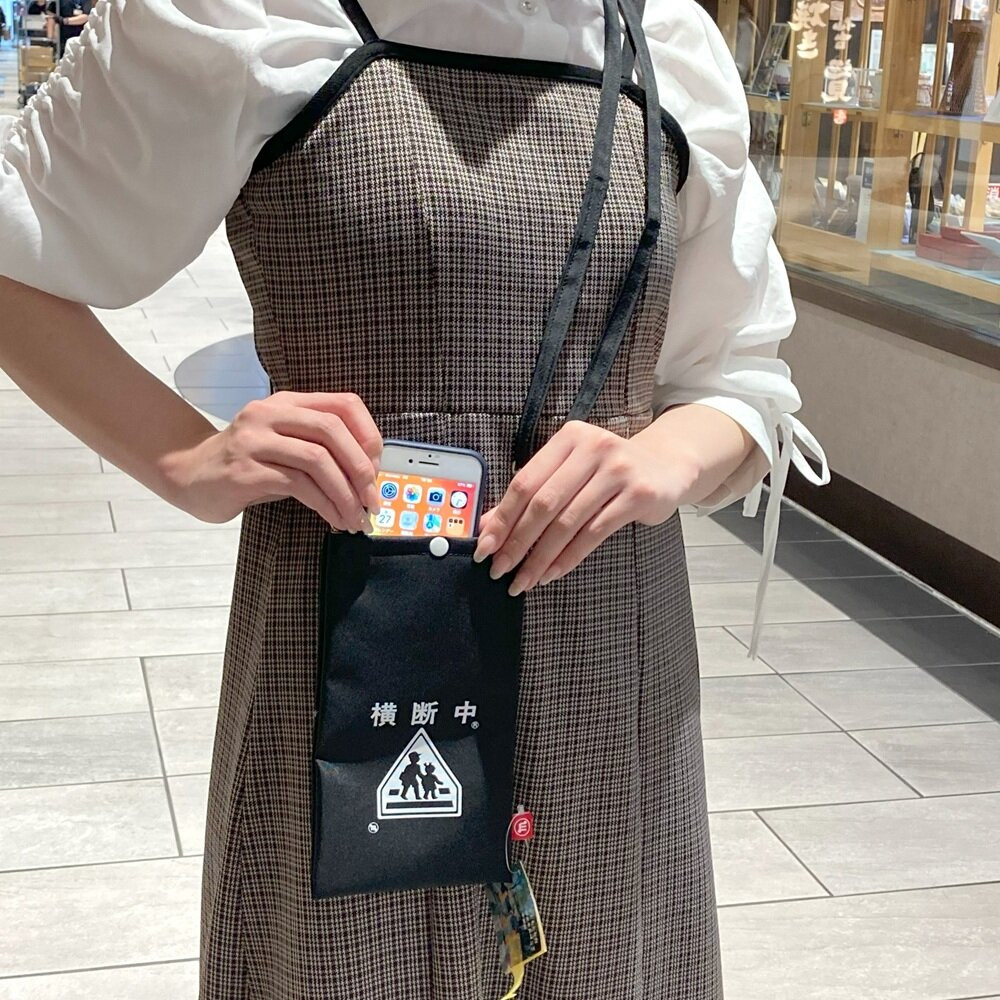 横断バッグ スマホショルダー＜ブラック＞◆