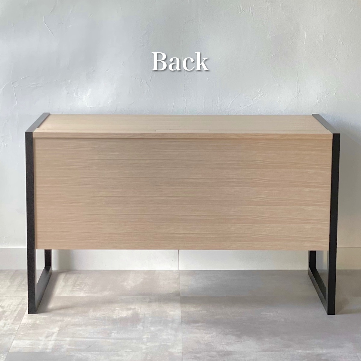 松永工房 MASTER PIECE デスク120 ＆ワゴン ナチュラルカラー×ブラックカラー 天板ウッド モダンテイスト シンプルデザイン 木製 デスク オフィス ホームユース 書斎 パソコンデスク マスターピース【配送不可：沖縄・離島】