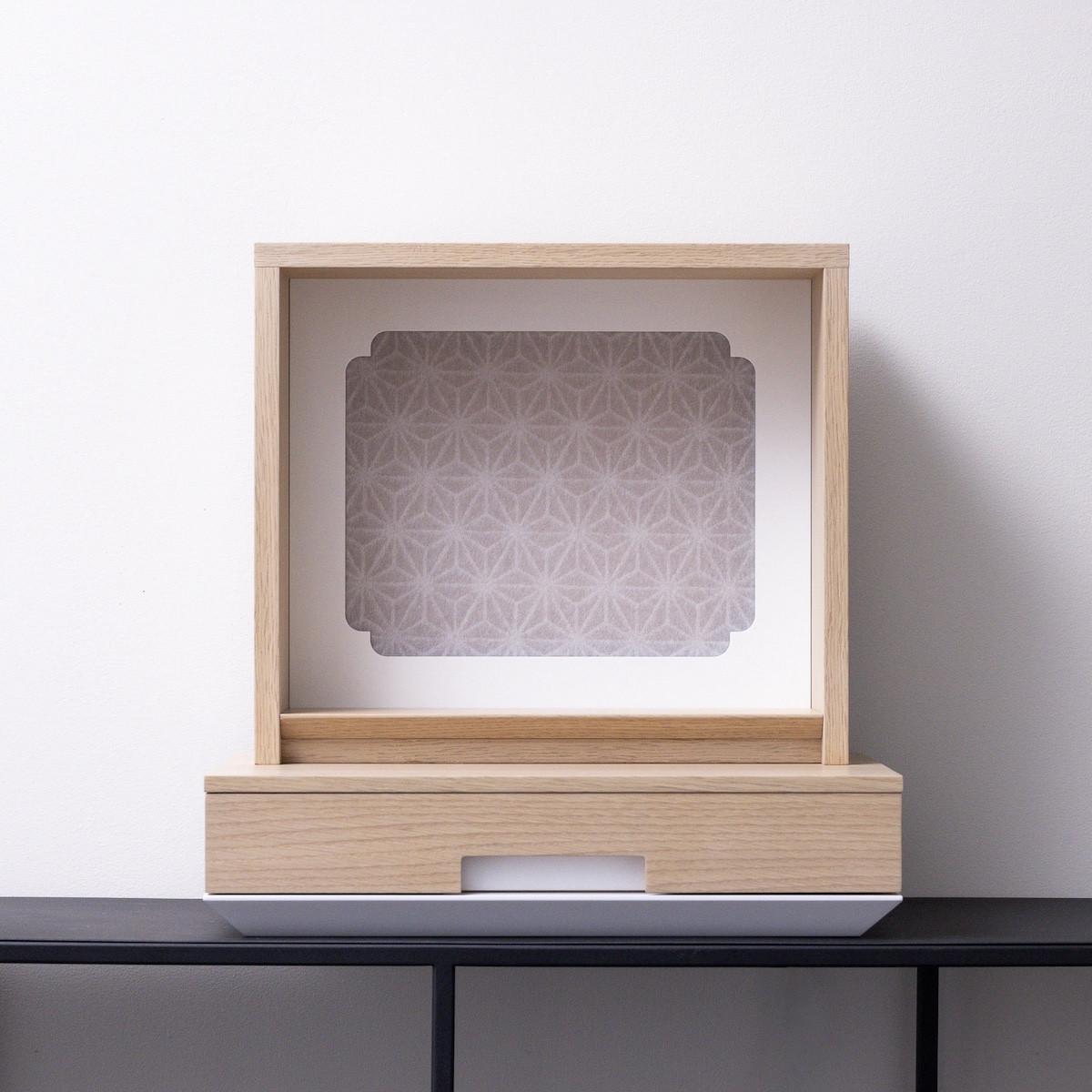 松永工房 MASTER PIECE オフィシャル限定品 メモリアルボックス＆メモリアルプレート ナチュラルカラー×ホワイトカラー ペットのお仏壇 供養 祈り 日本語縦書きメッセージ モダンインテリア シンプルデザイン マスターピース