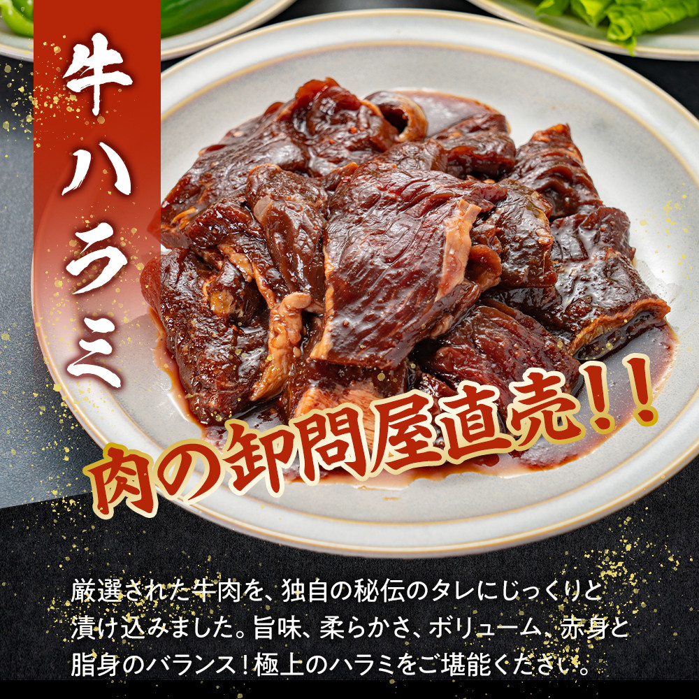 【12月26日決済分まで年末発送】秘伝のタレ漬け牛ハラミ 1.5kg（500g×3パック）【配送不可：離島】 年末配送 年末発送 味付き 牛ハラミ 大容量 国産 希少 牛肉 焼肉 サガリ ハラミ 牛 焼き肉 BBQ 牛サガリ丼 ホルモン 冷凍◆