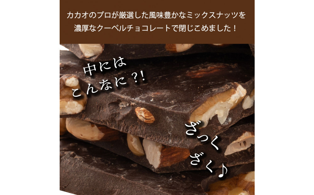 割れチョコミックスナッツ 360g(180g×2袋)