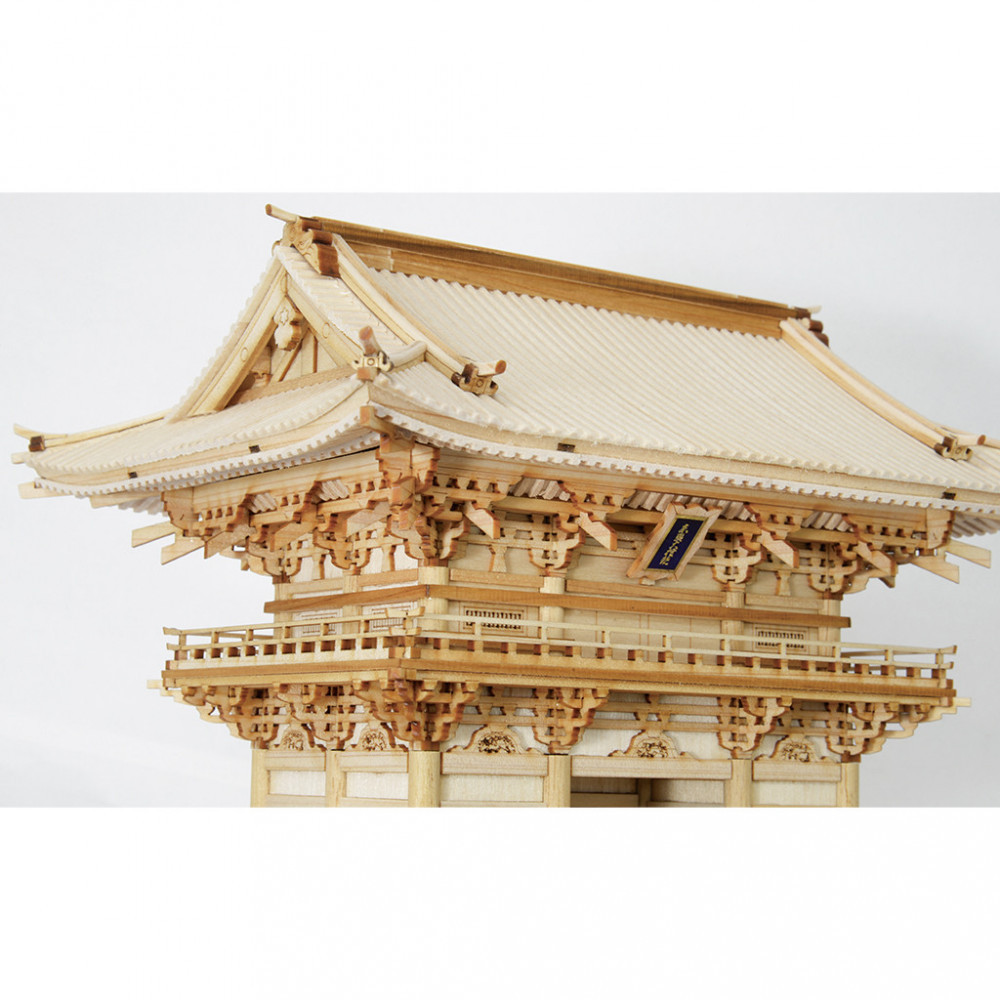 ウッディジョー　1/75　久能山東照宮　楼門　白木タイプ　木製模型キット